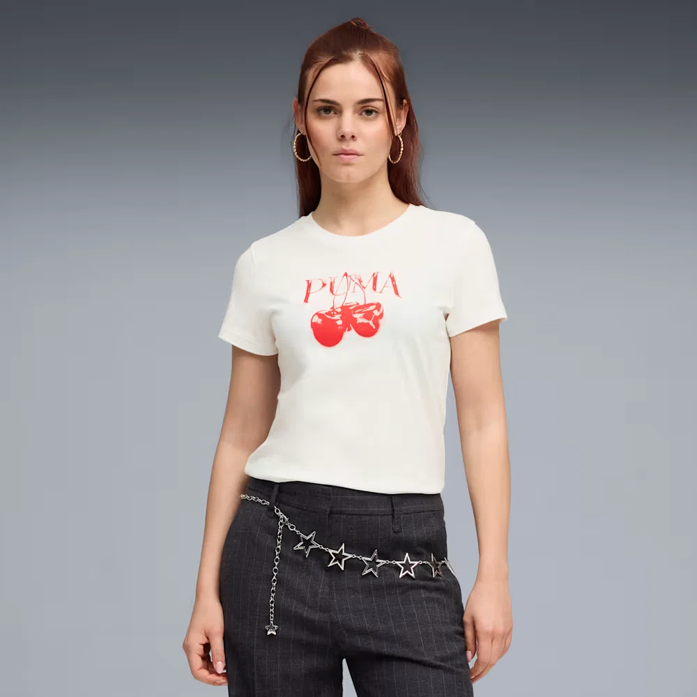 Camiseta Graphic Cherry Feminina — imagem 1