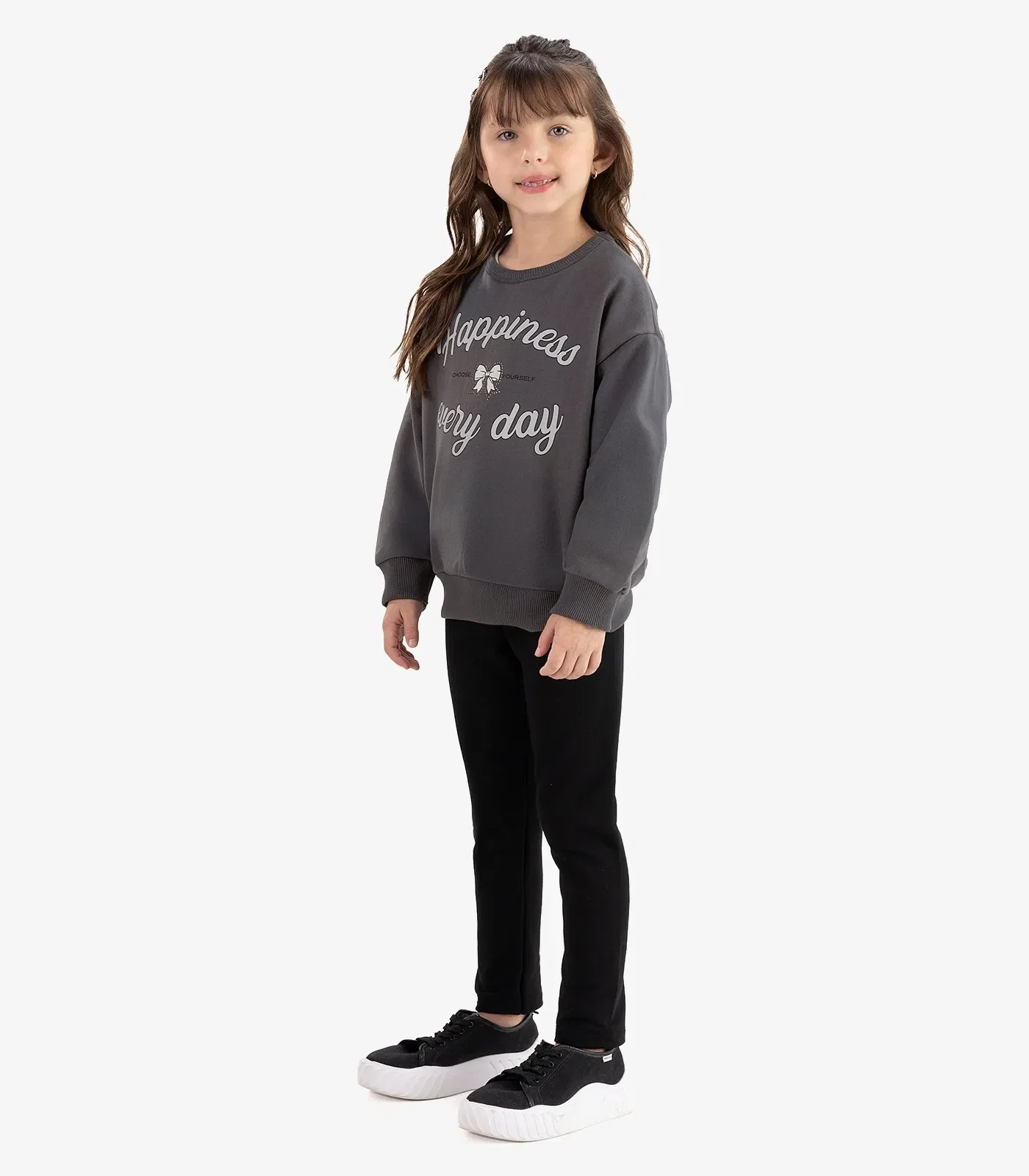Conjunto Blusão com Legging Molecotton Rovi Kids Cinza