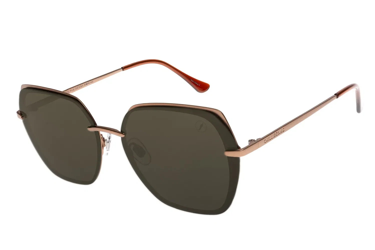 Óculos de Sol Feminino Chilli Beans Clássicos Quadrado Verde — imagem 1