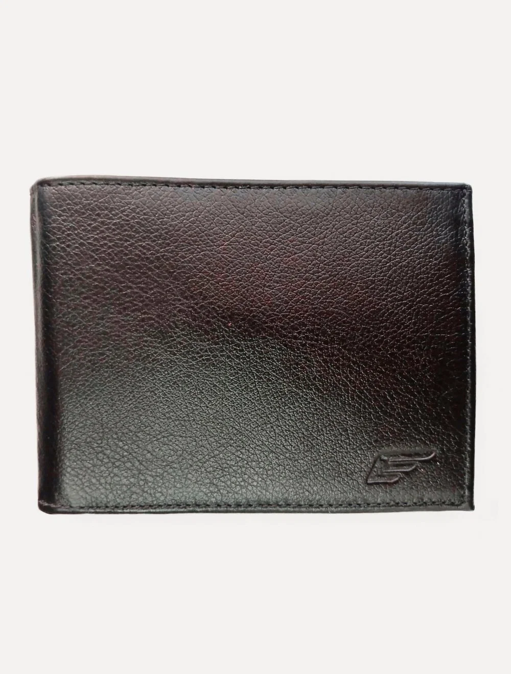 Carteira Ellus Masculina Porta-Cartão Couro Ellord Marrom Escuro — imagem 1