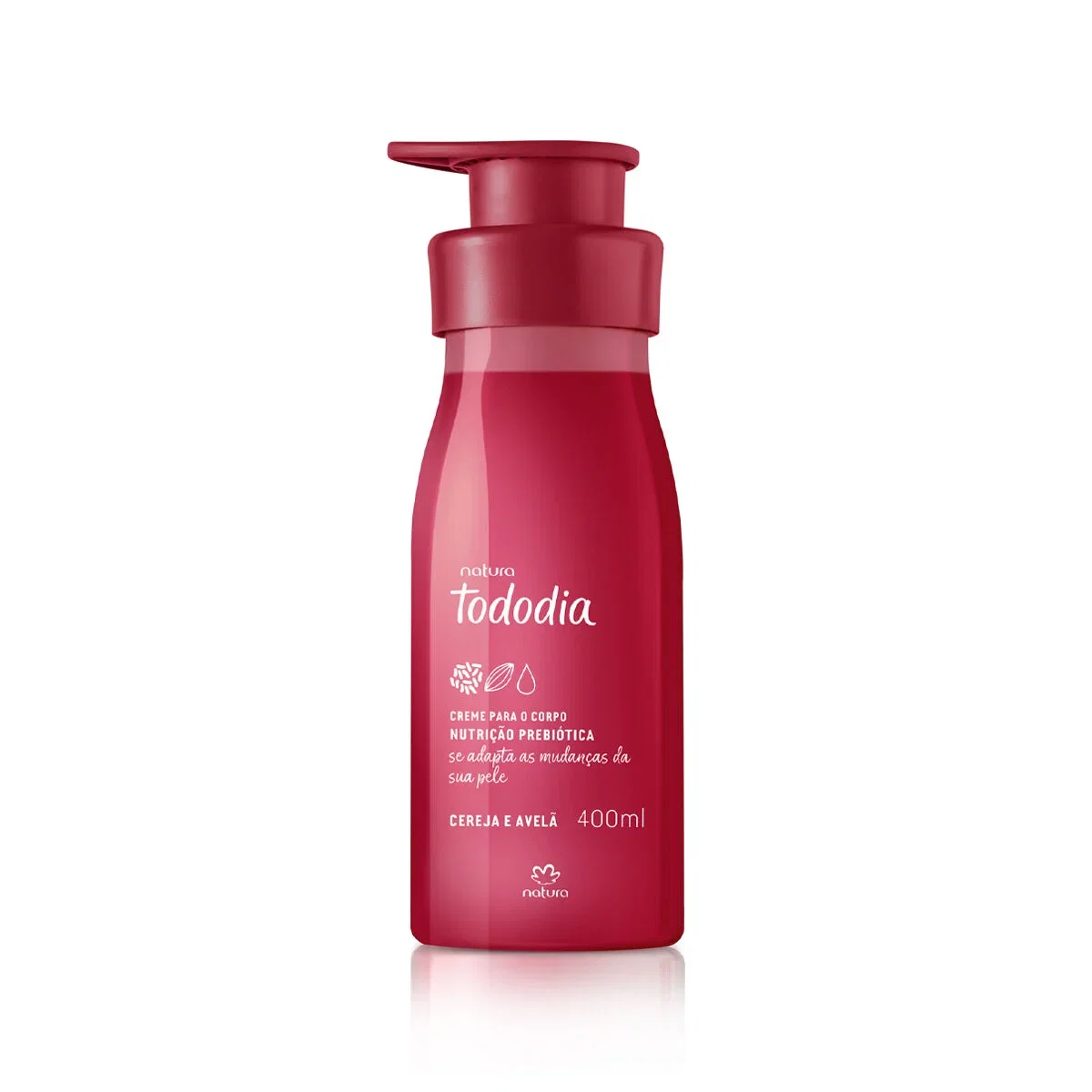 Creme Desodorante Nutritivo para o Corpo Tododia Cereja e Avelã 400 ml