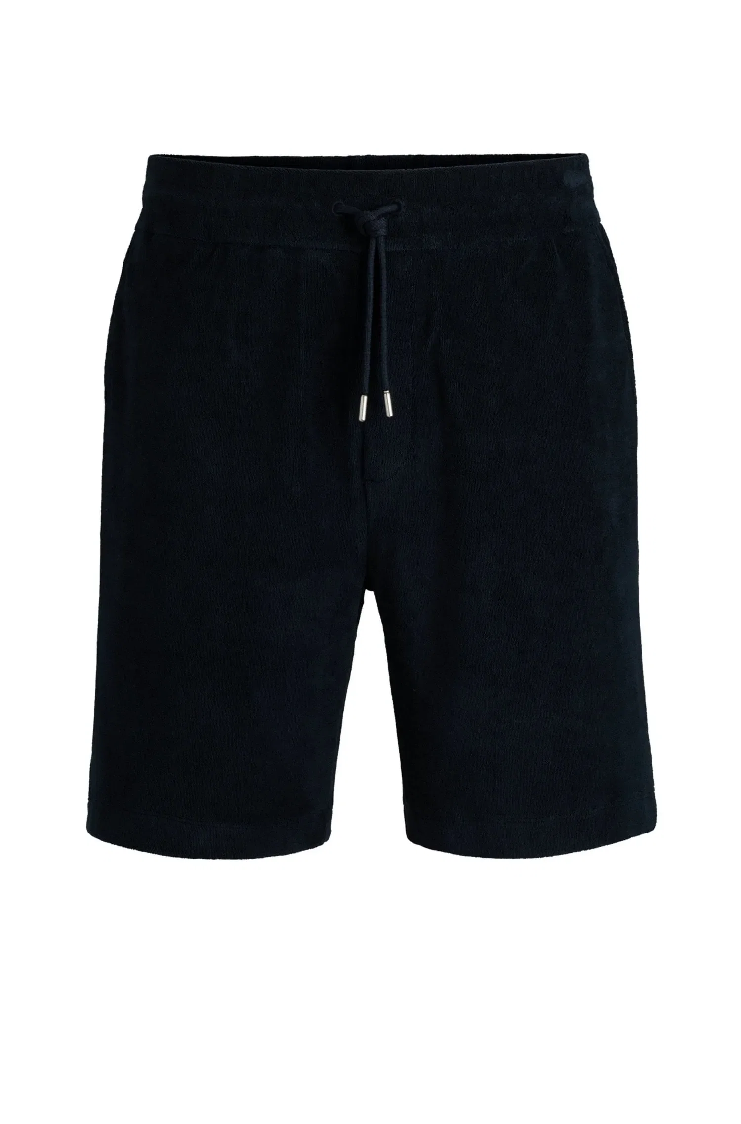 Shorts De Ajuste Regular Em Algodão Turco