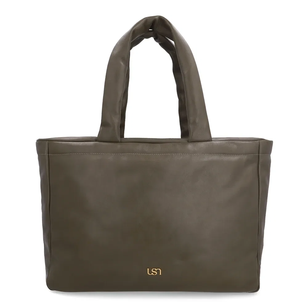 Bolsa Shopper Couro Verde