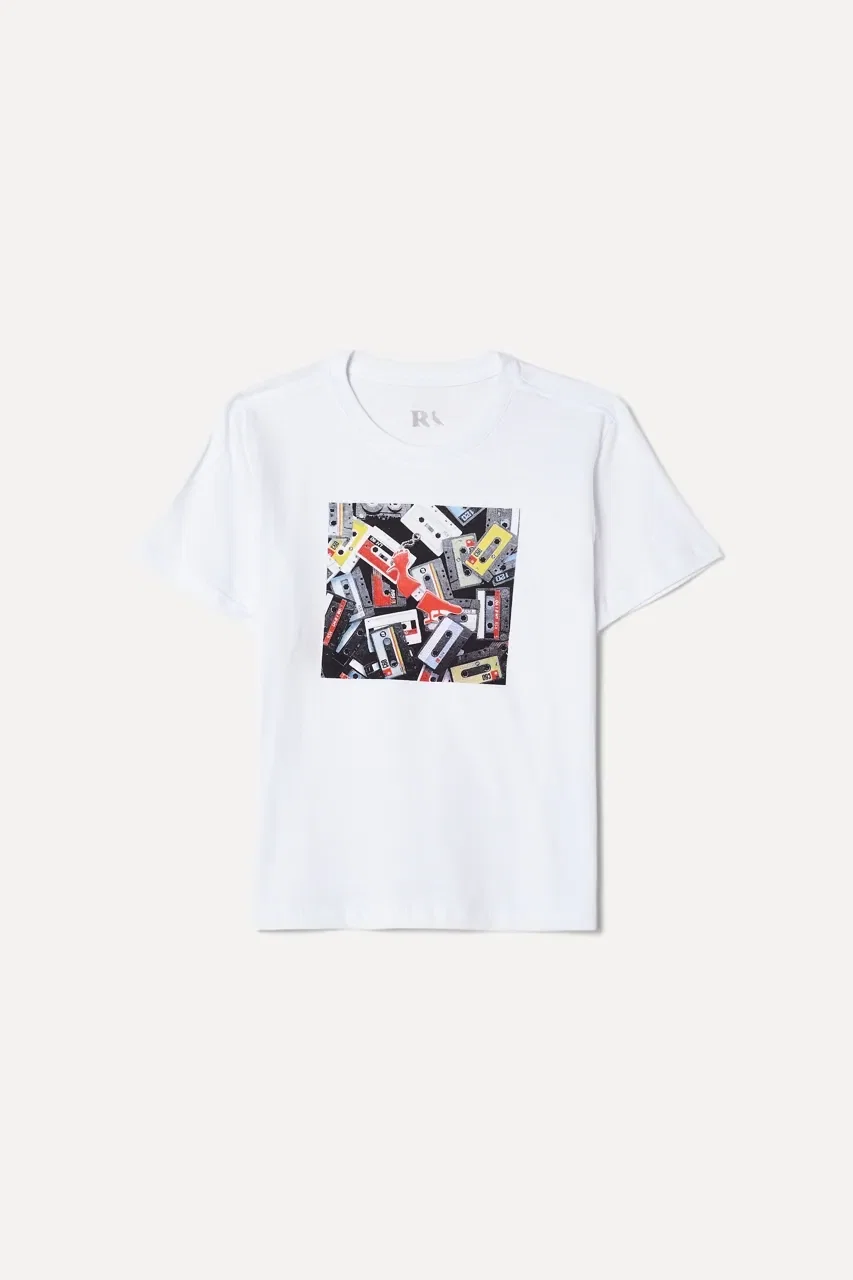 Camiseta Mini Pf Estampada Drive