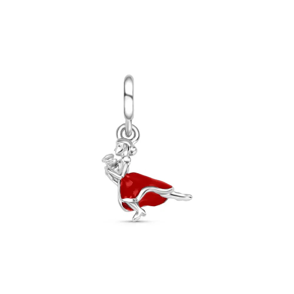 Pingente Life Viagem Dançarina de Tango em Prata 925 com Esmalte — imagem 1