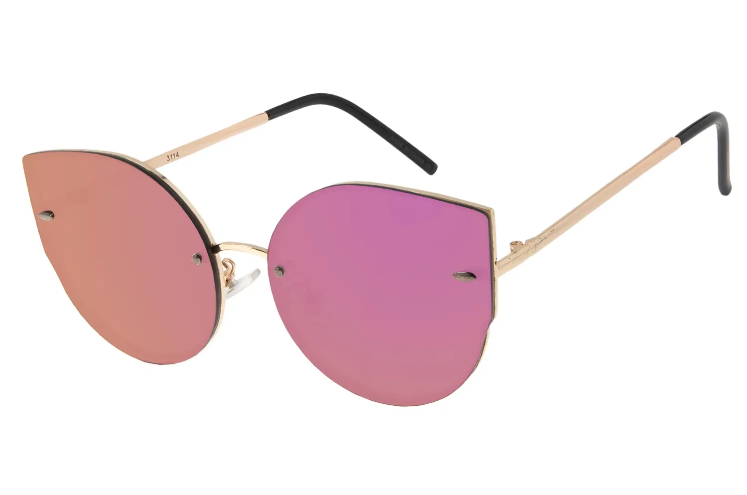 Óculos de Sol Feminino Chilli Beans Cat Metal Roxo — imagem 1