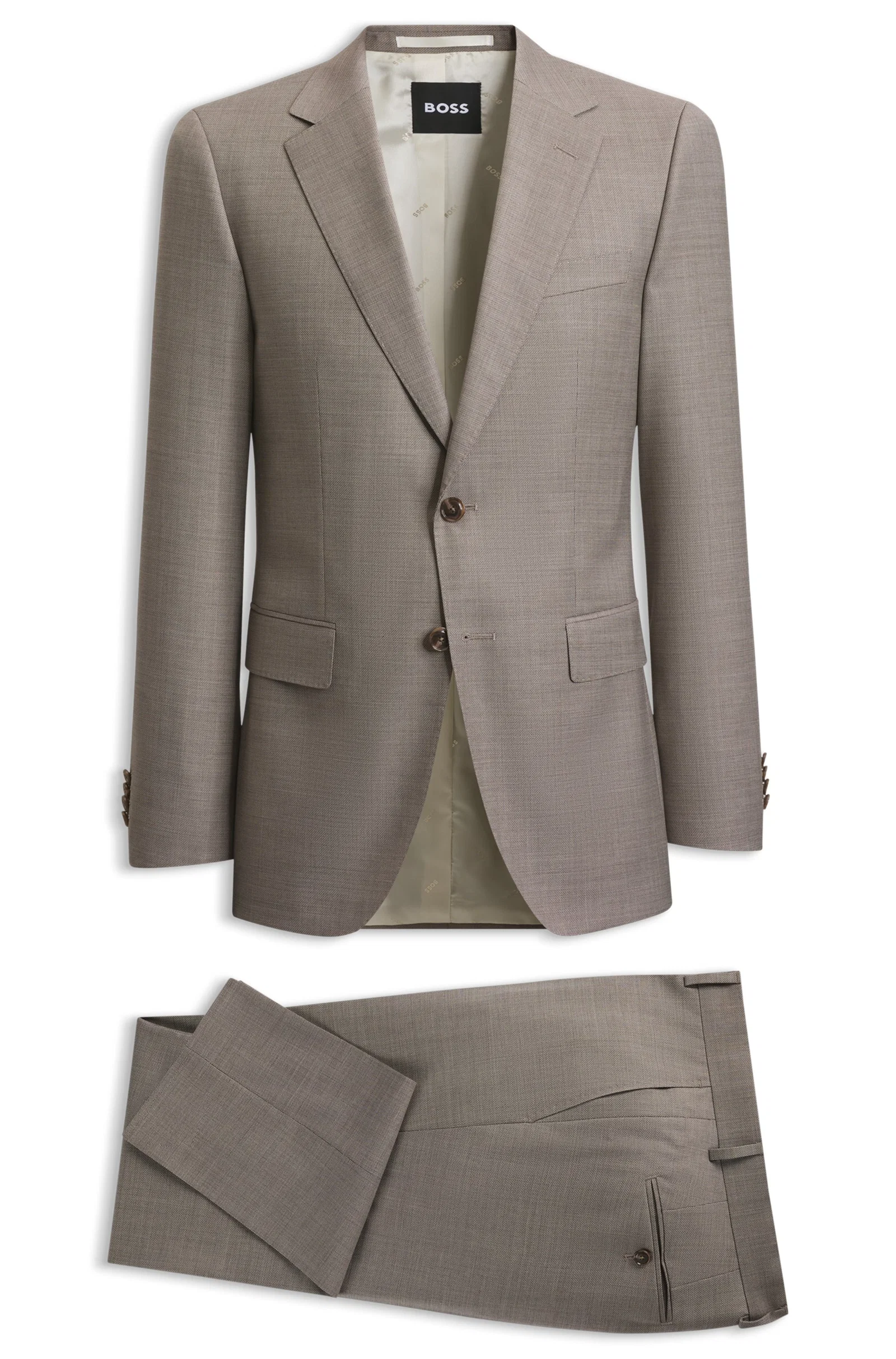 Terno Slim Fit Em Lã