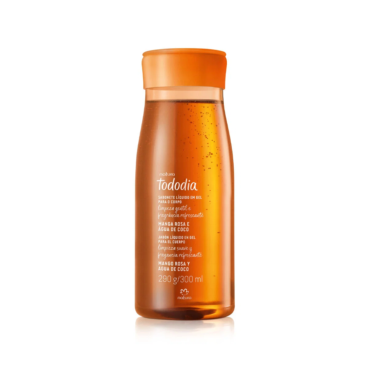 Sabonete Líquido em Gel Tododia Manga Rosa e Água de Coco 300 ml
