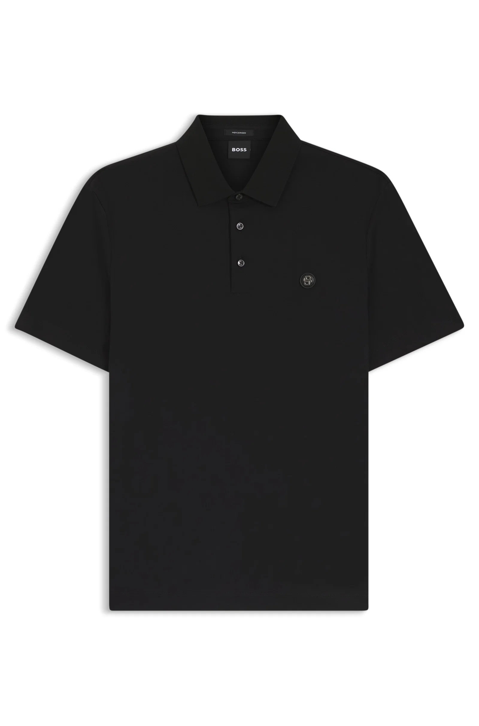 Polo De Algodão Mercerizado Com Monograma Double B — imagem 1
