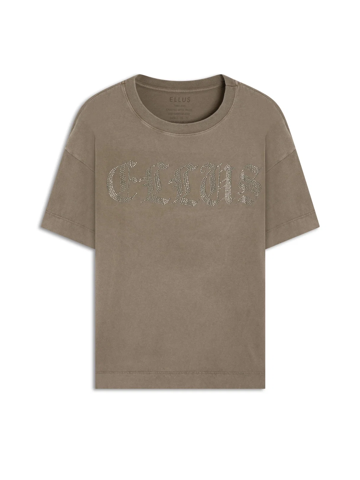 Ellus Oversized Gothic Hotfix Verde Salvia