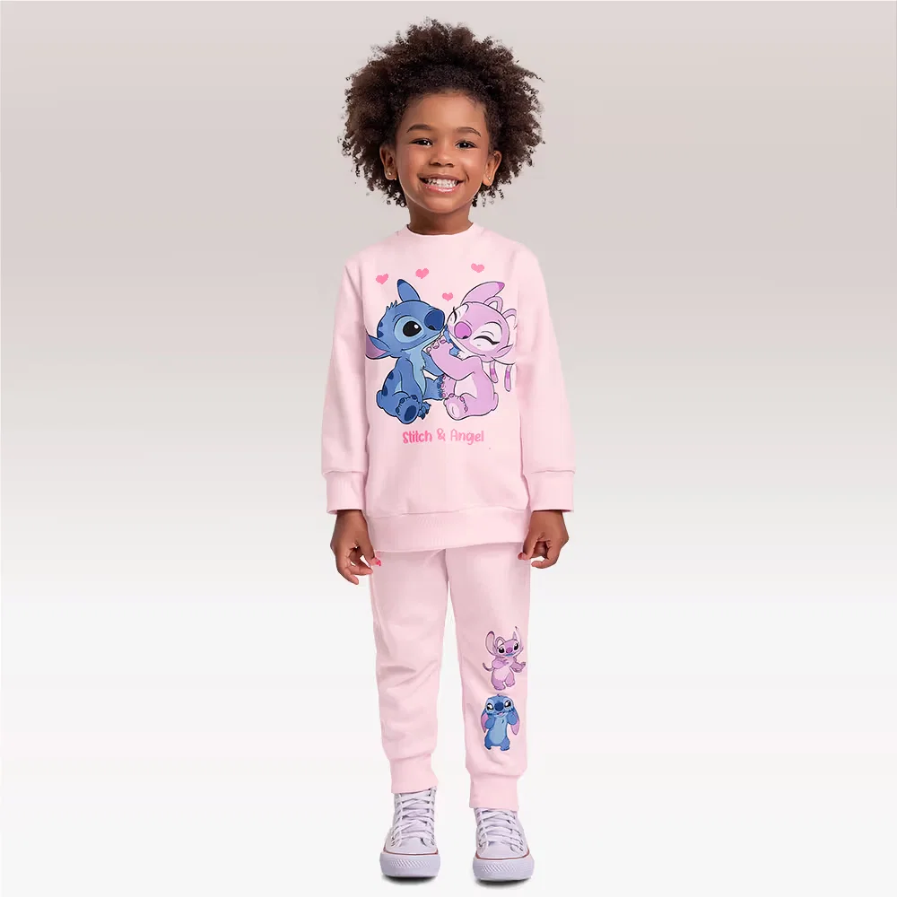 Conjunto blusão e calça Lilo & Stitch