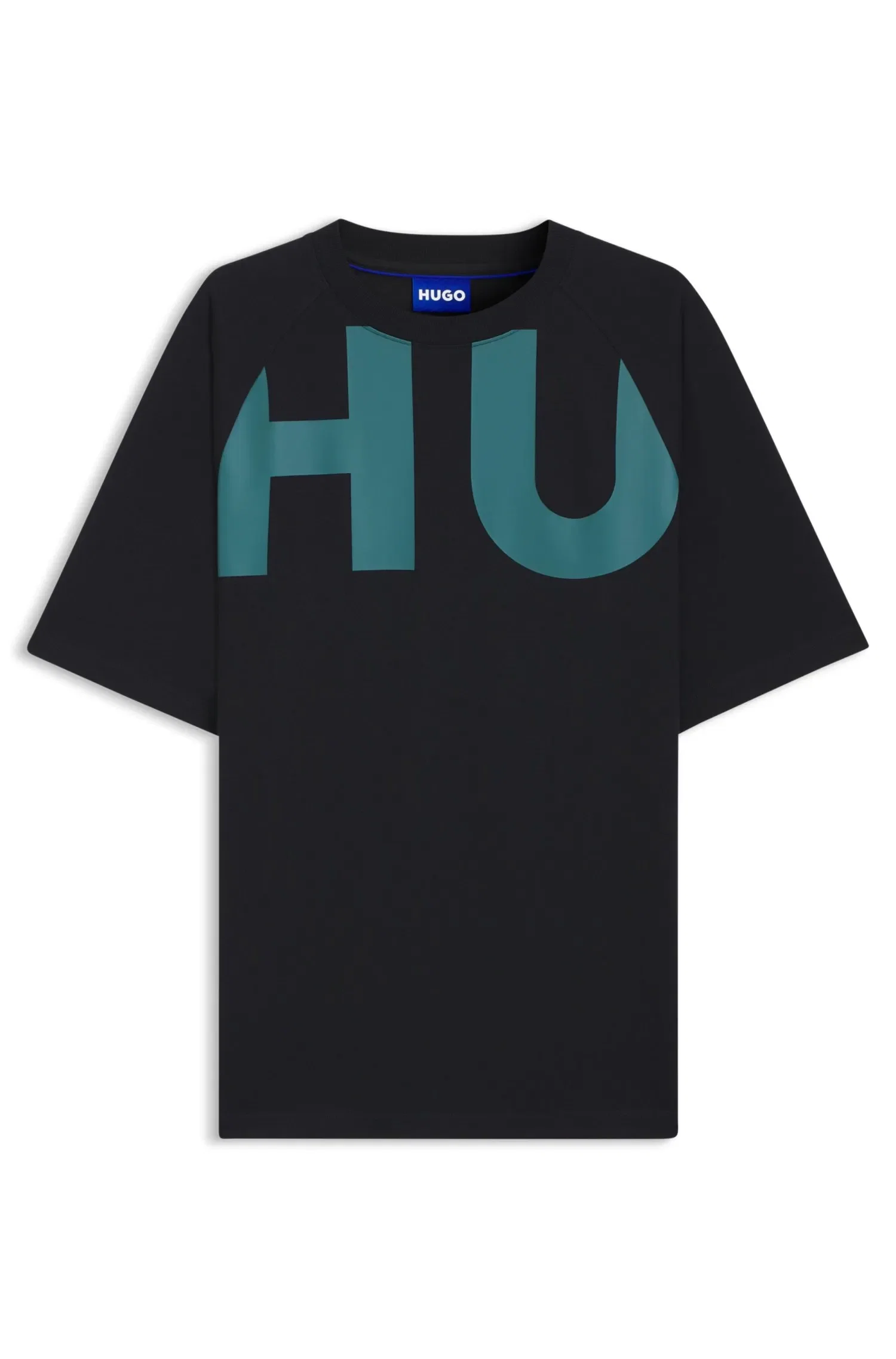 Camiseta Oversized De Algodão Com Logo