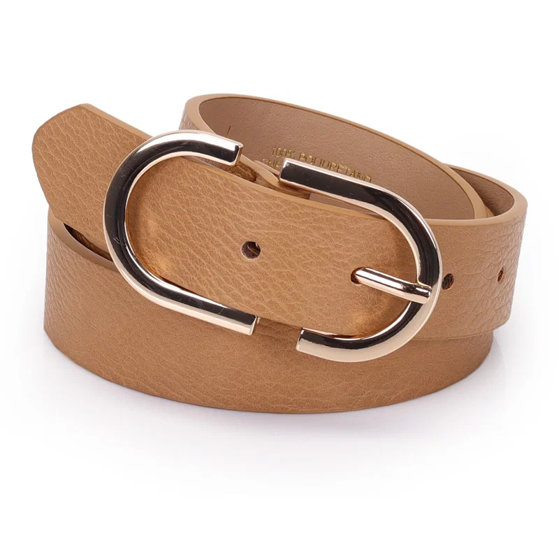 Cinto Feminino Fivela Arredondada 2.8cm