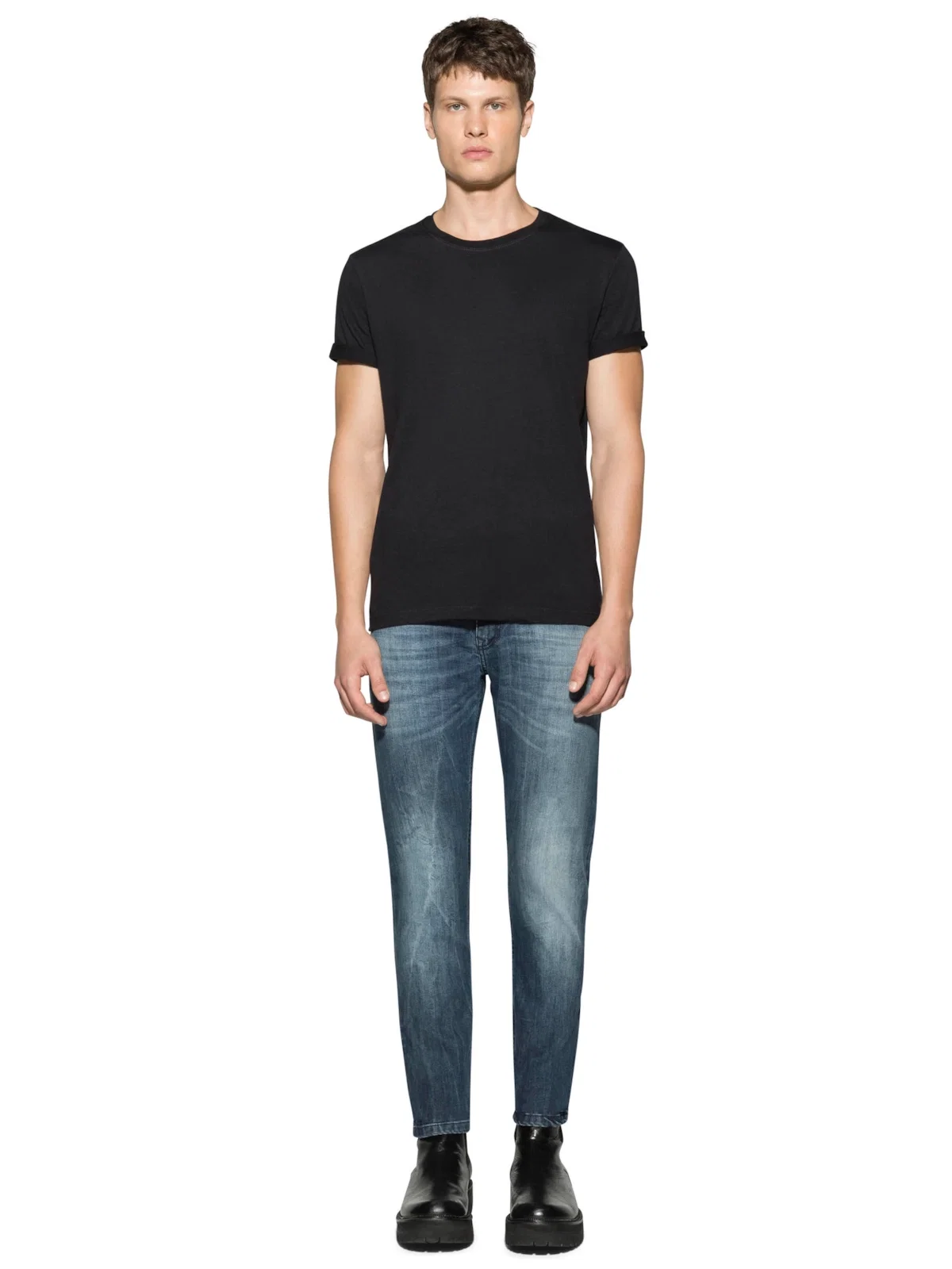 Deep Blue Elastic (Slim) Recorte 126 Lav.Medio C/ Rede