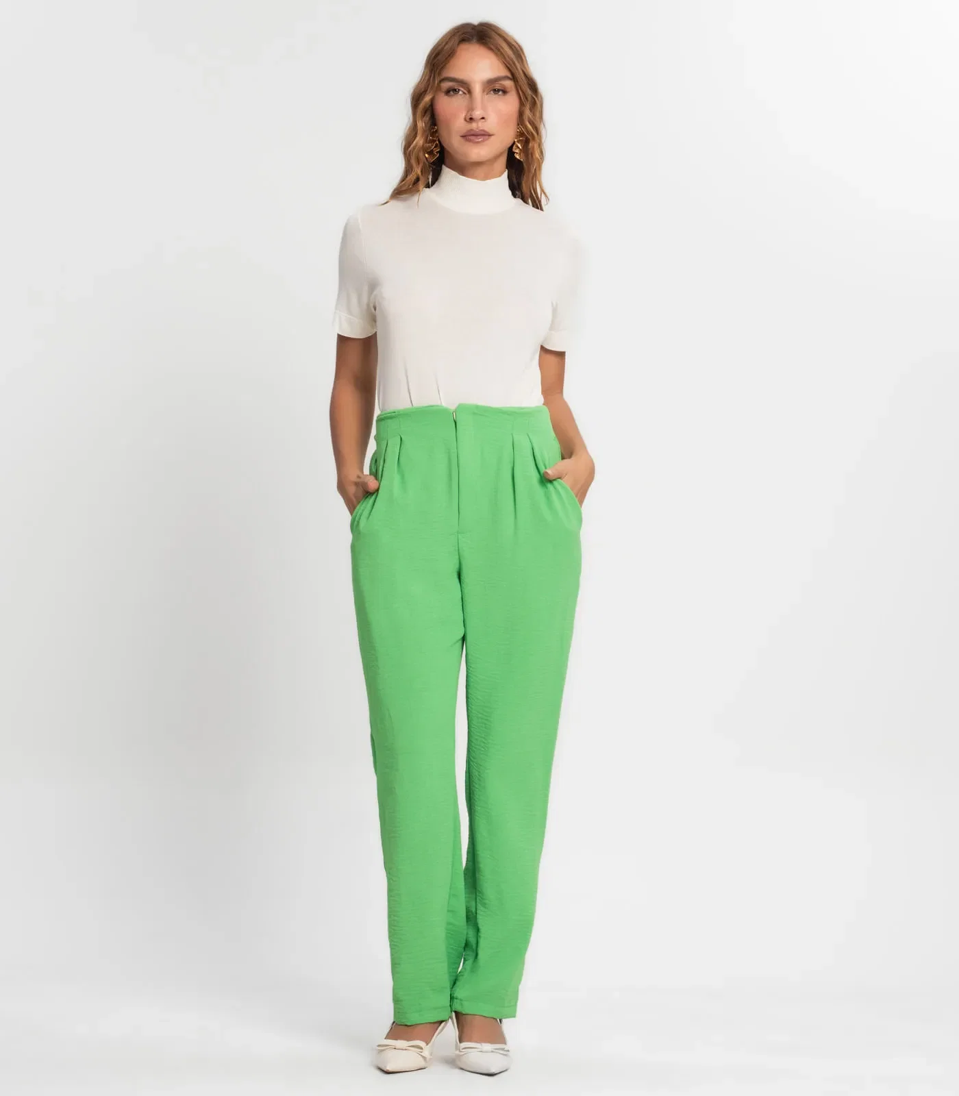 Calça Feminina Em Air Flow Endless Verde — imagem 1