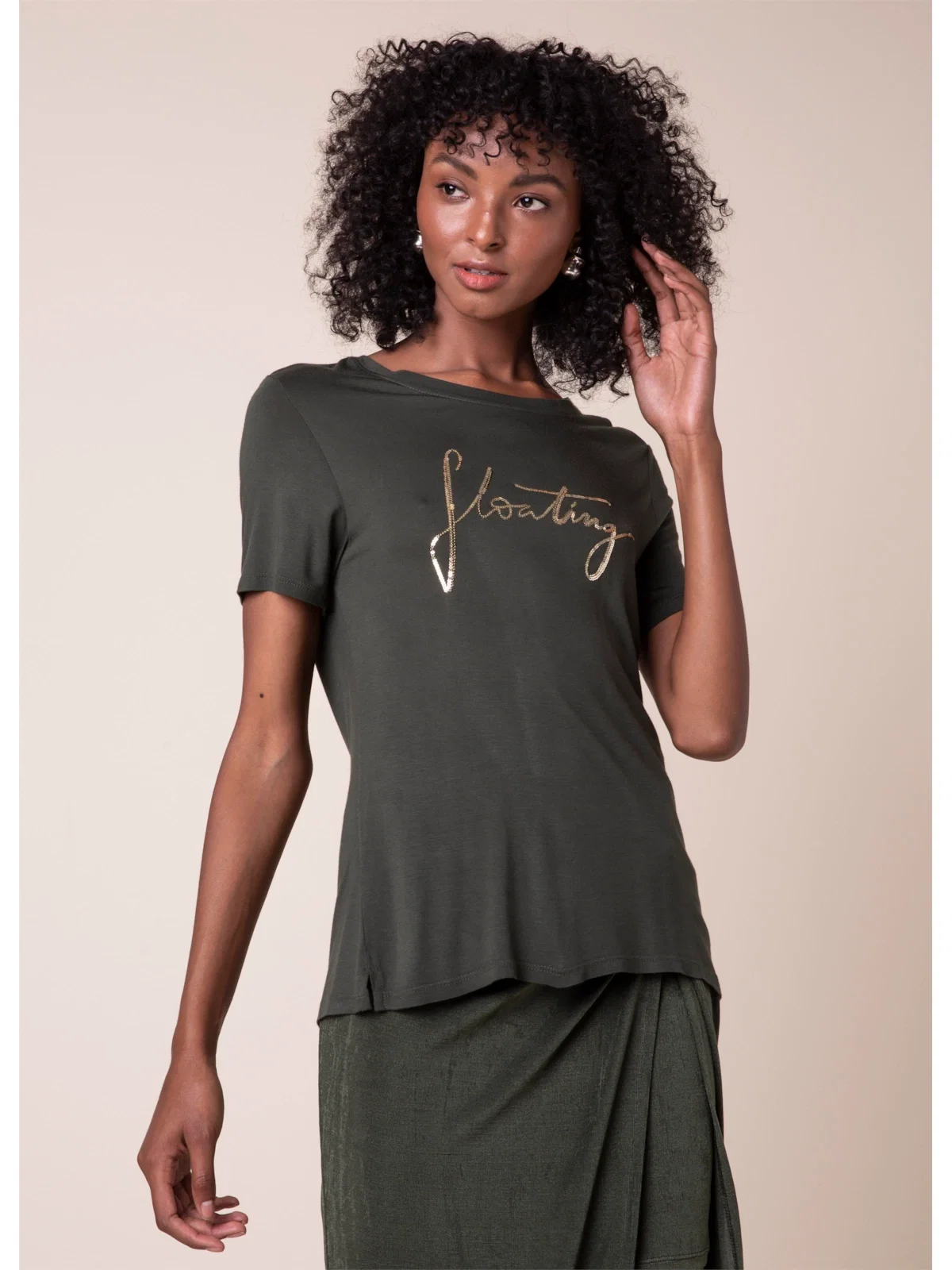 Tee Floating Verde Militar