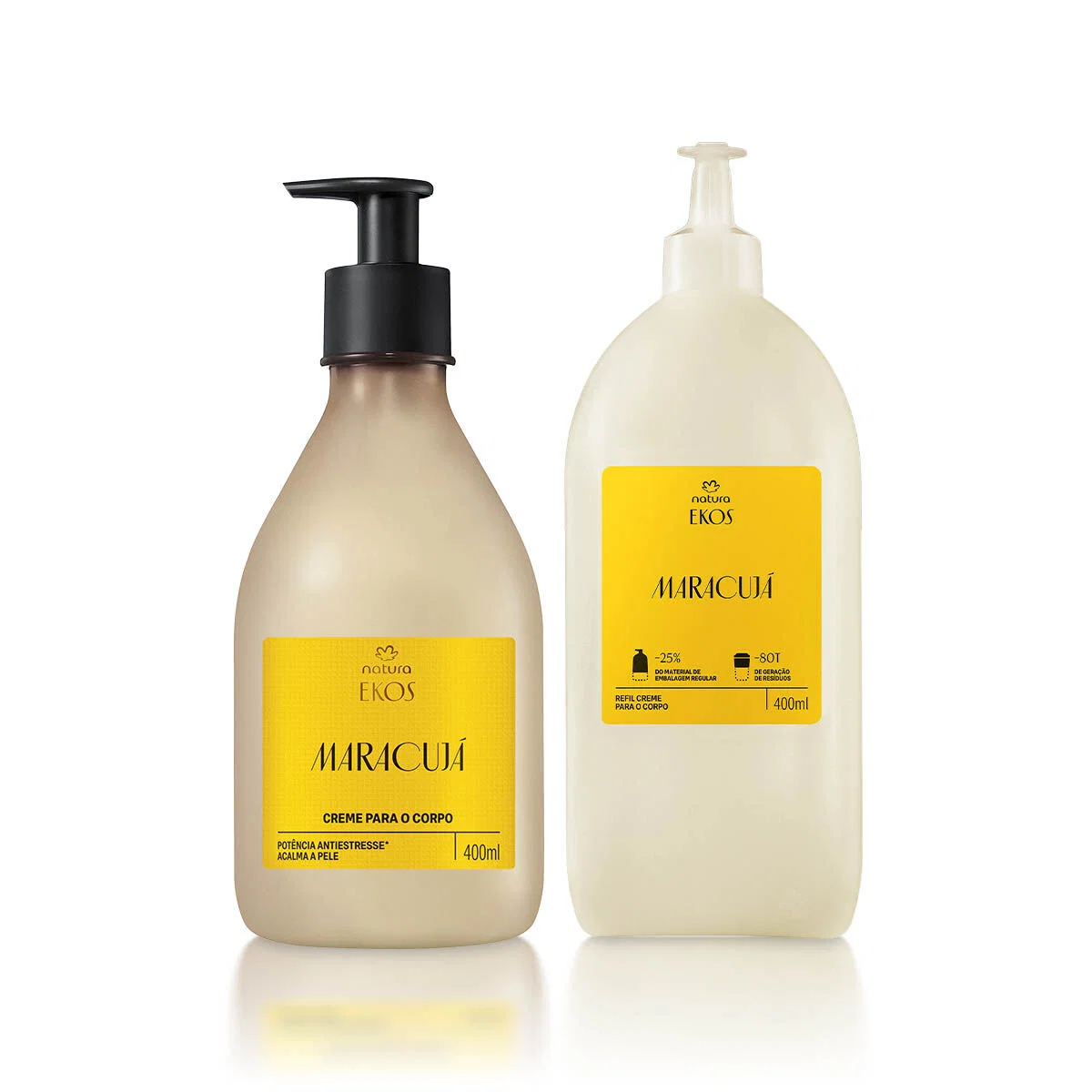 Kit Ekos Maracujá Creme para o Corpo e Refil
