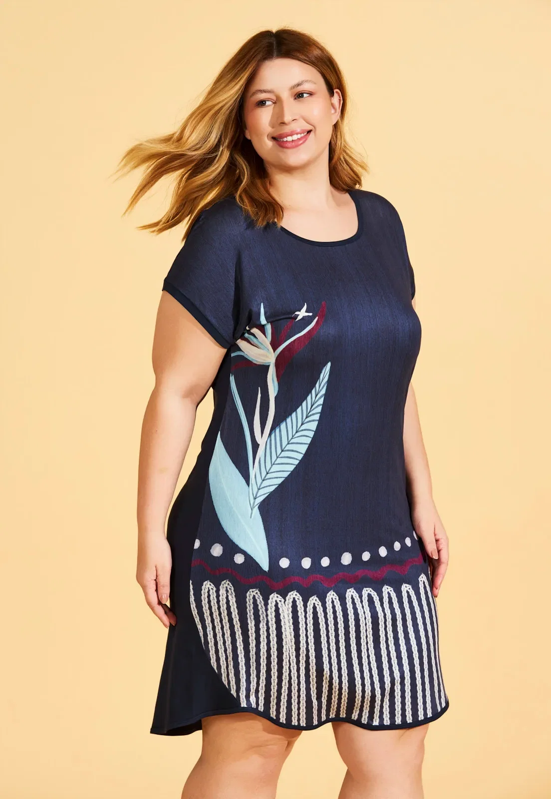 Camisao de New Skin e Viscose Stretch Recco