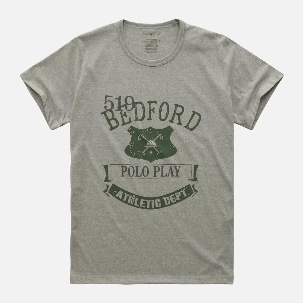 Camiseta Est Bedford Manga Curta 24v08209