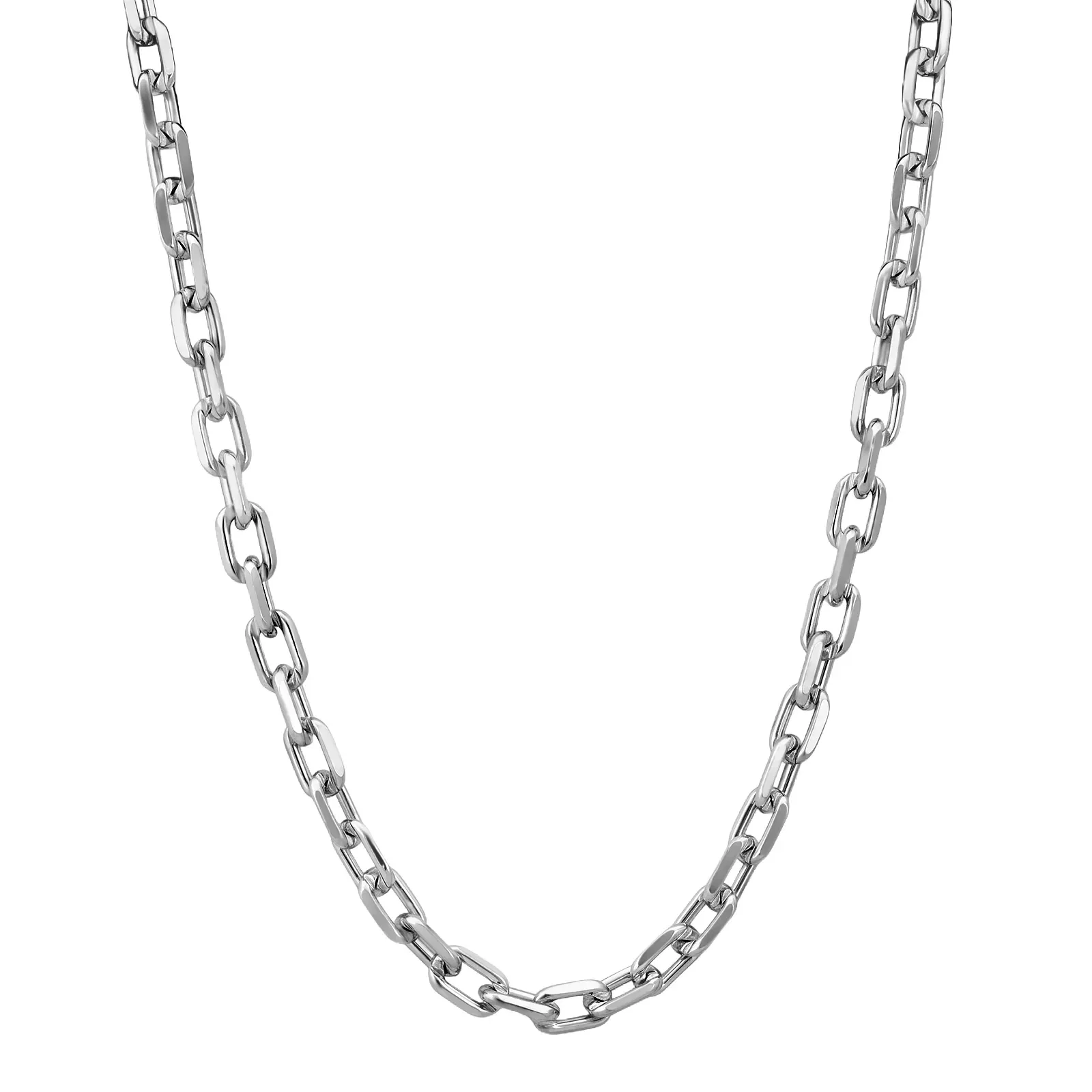 Corrente Life Cadeado I em Prata 925, 45cm — imagem 1
