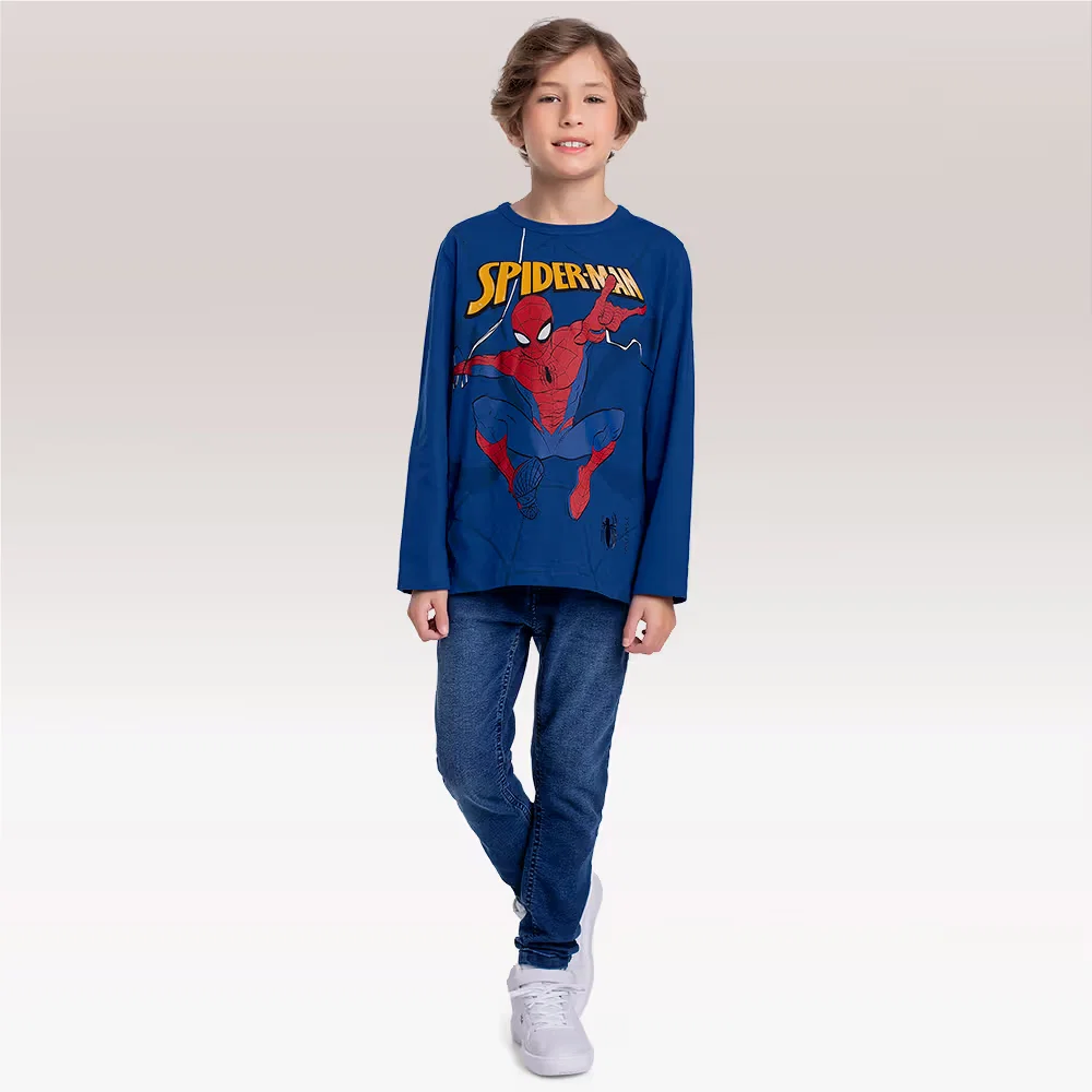 Camiseta manga longa Spider-man — imagem 1