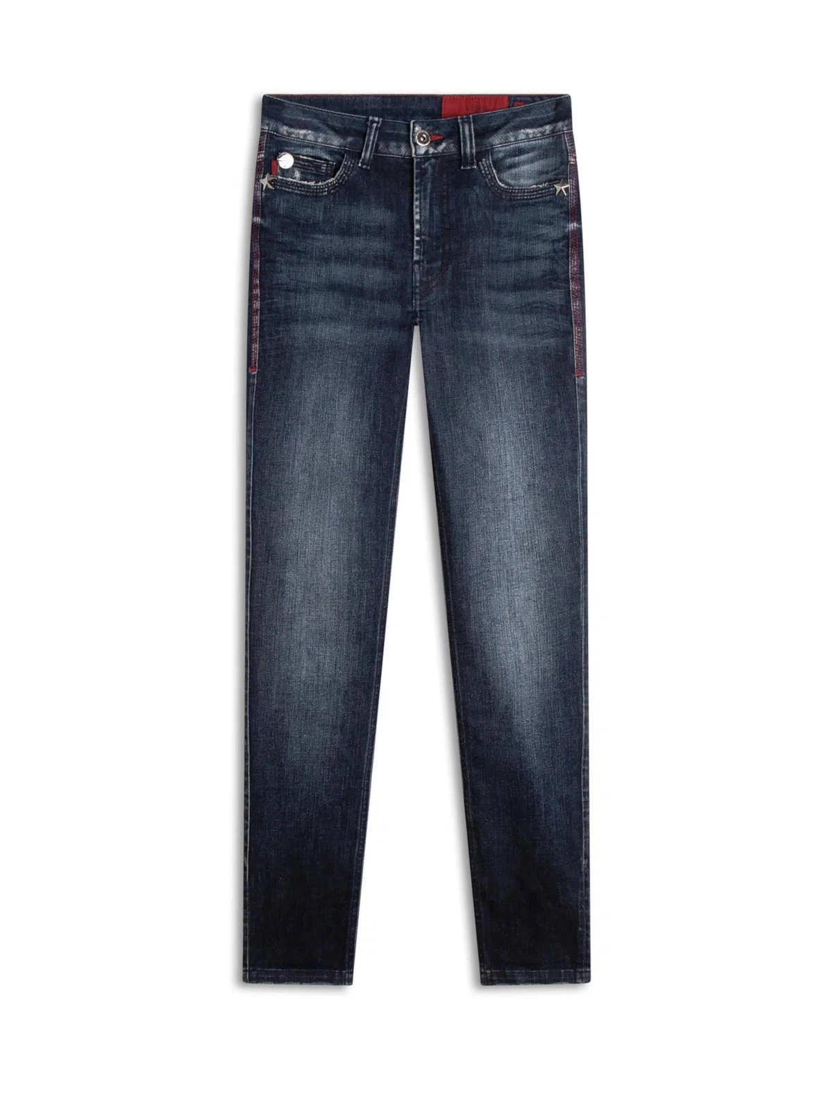 Calça High Comfort Blue 1860 Lav.Esc. C/Matiz+3d — imagem 1