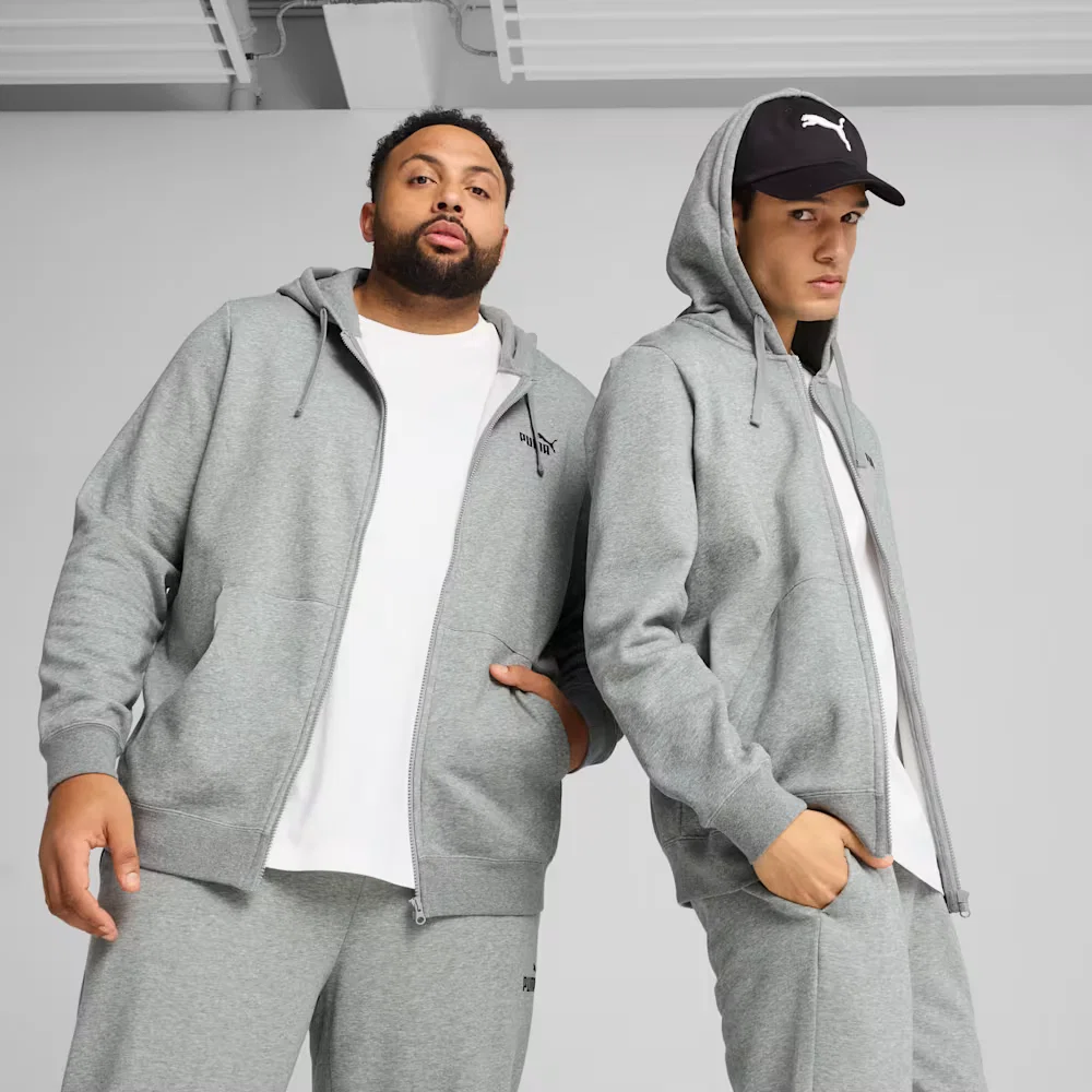 Moletom com Capuz Essentials No. 1 Logo Full-Zip Masculino