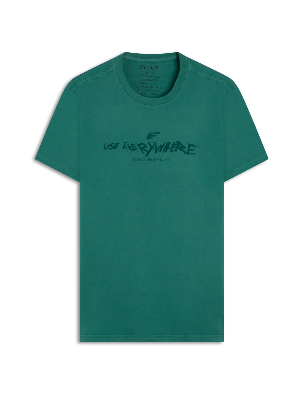 T-Shirt Fine Use Everywhere Verde Bandeira — imagem 1
