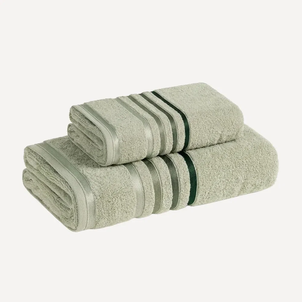 Kit Toalha Banhão e Rosto Lumina Matcha