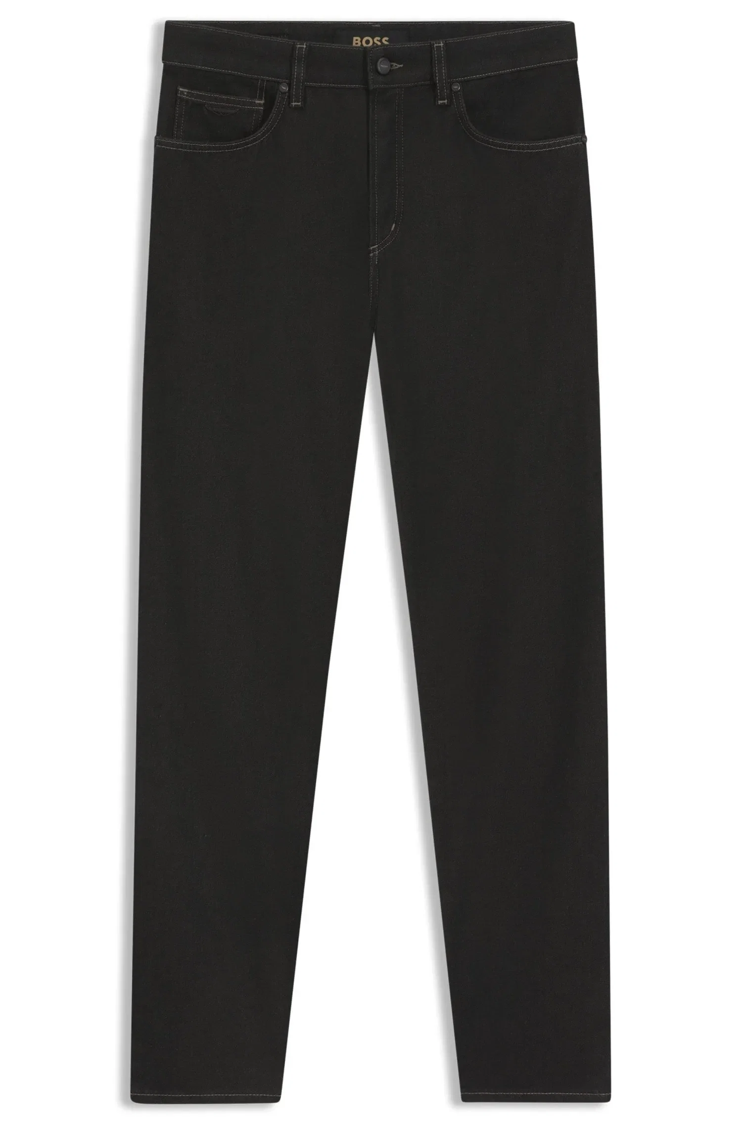 Calça Jeans BOSS X Aston Martin Com Acabamento Metálico