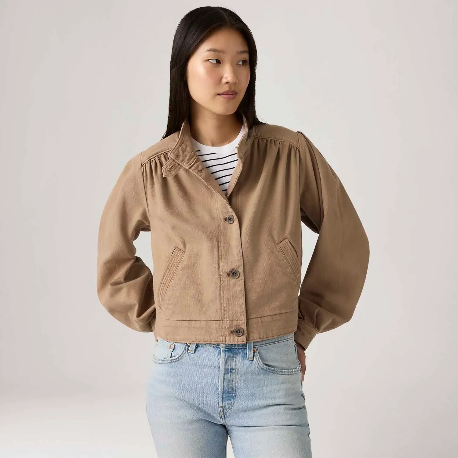 Casaco Levi's® Parker Pretty Marrom — imagem 1