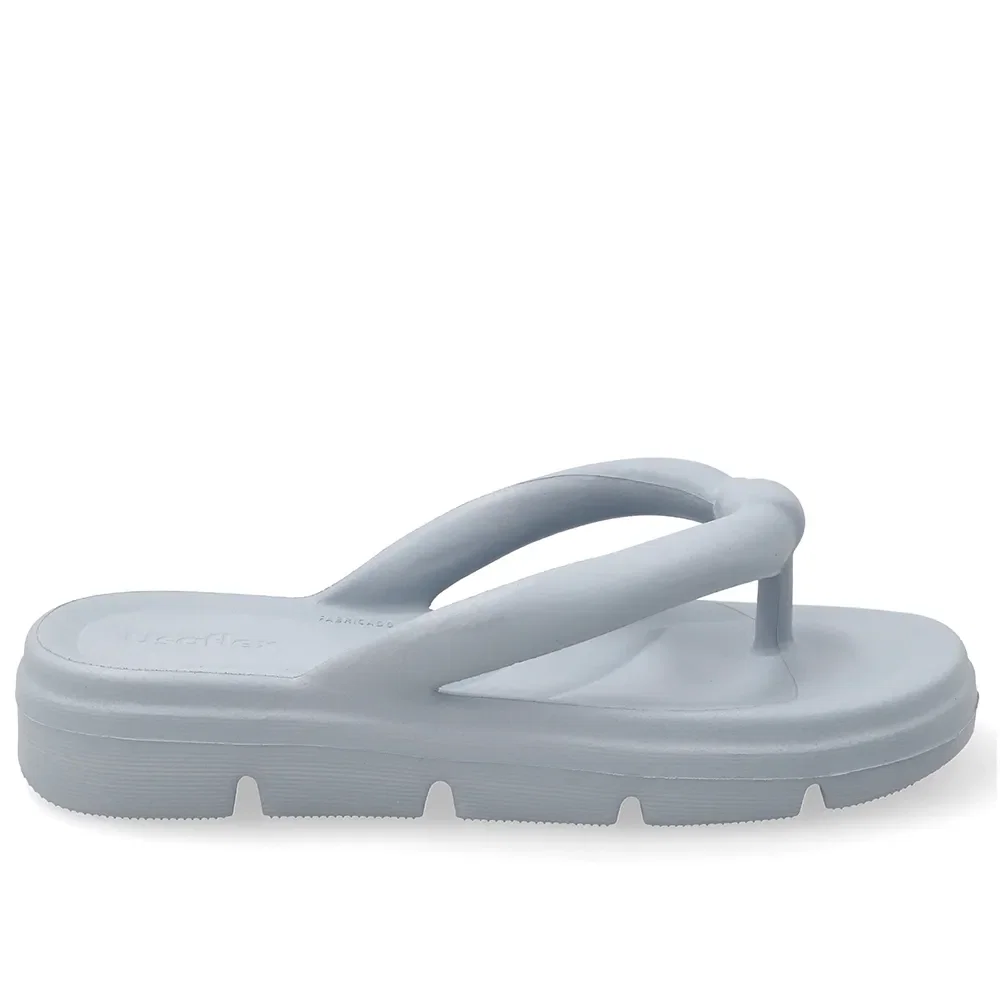 Chinelo Azul Claro Poofy Plataforma Eva