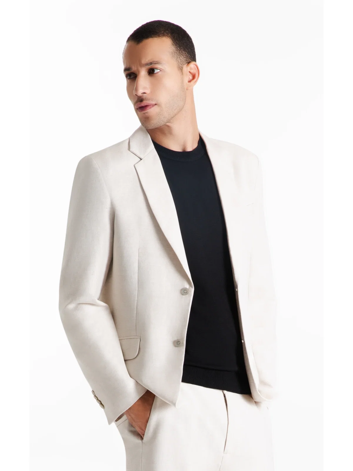 Blazer Linen Fresh Tailoring Bege