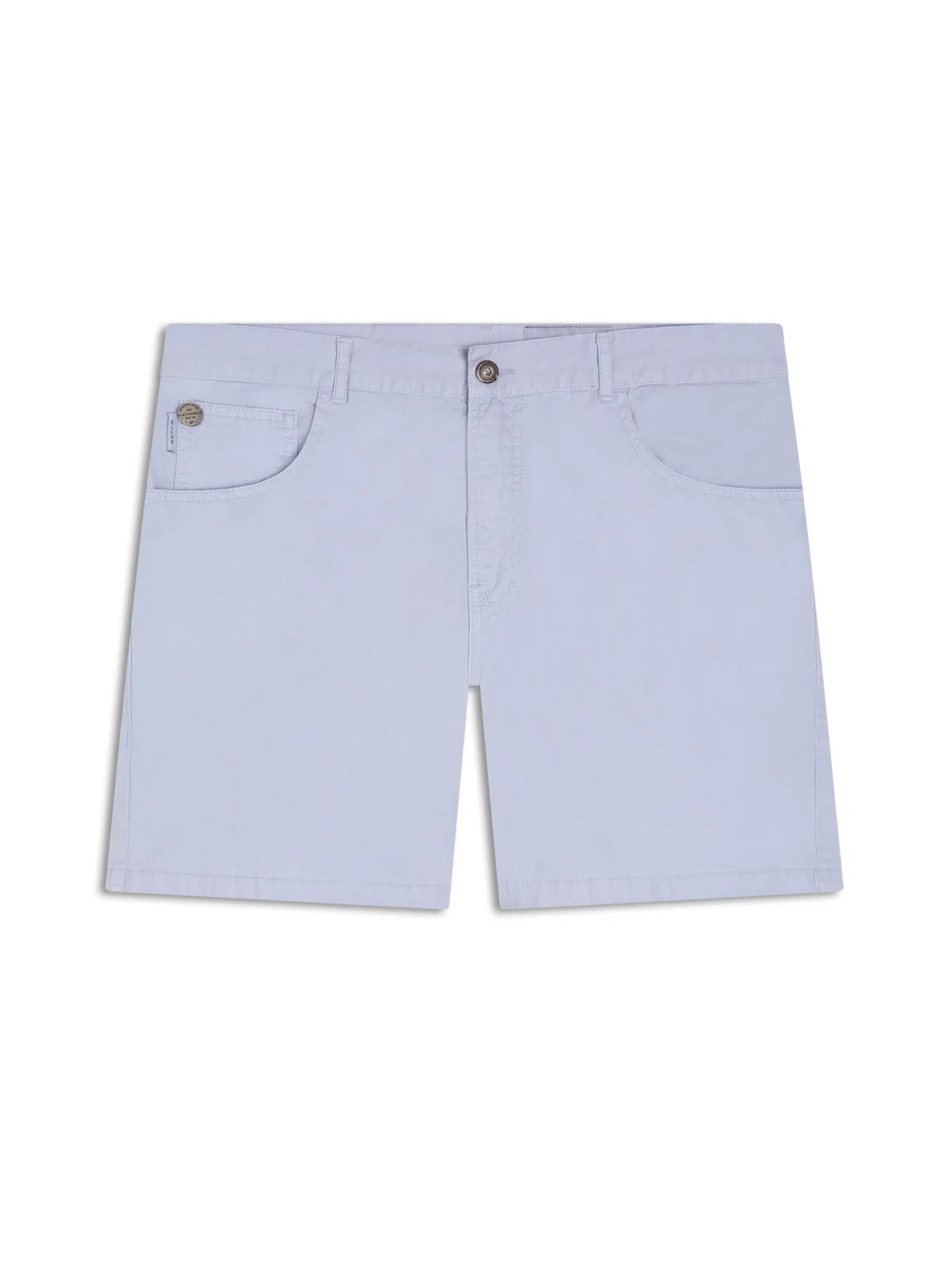 Bermuda Color Twill Loose Azul Claro — imagem 1