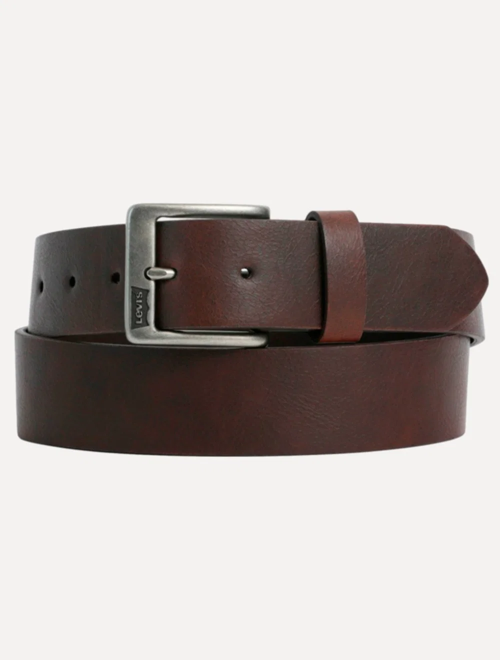 Cinto Levis Masculino Couro One Faced Leather Old Marrom Escuro — imagem 1