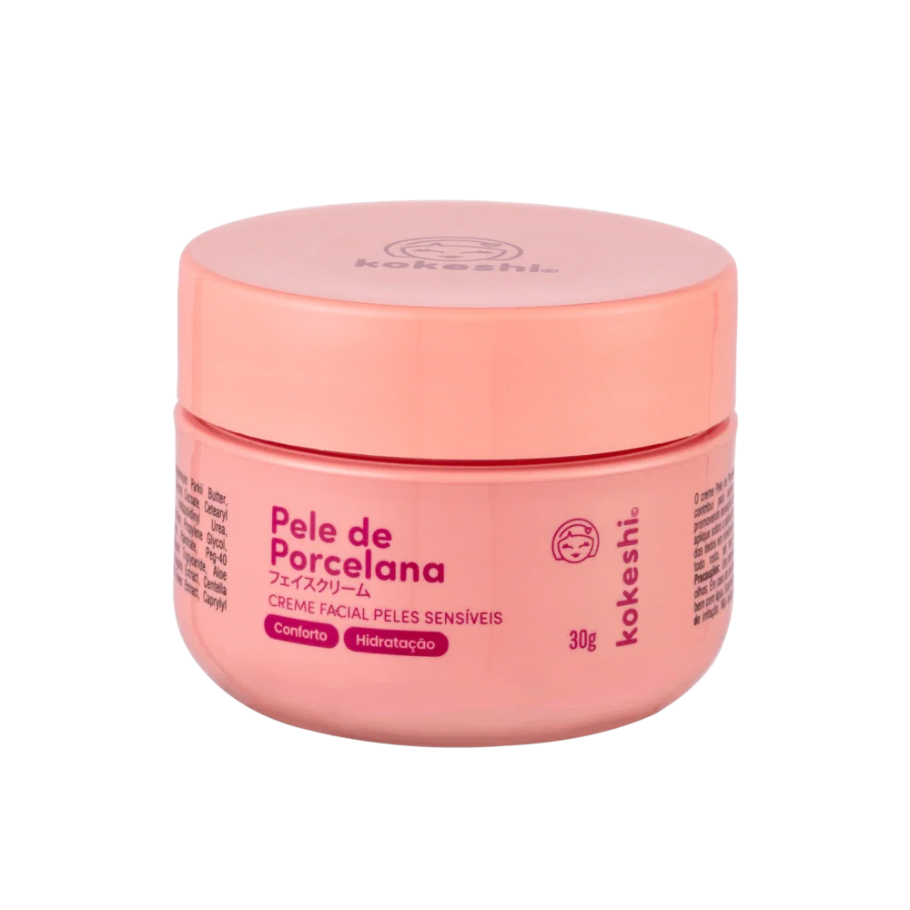 Creme Facial Kokeshi Pele de Porcelana Peles Sensíveis 30g