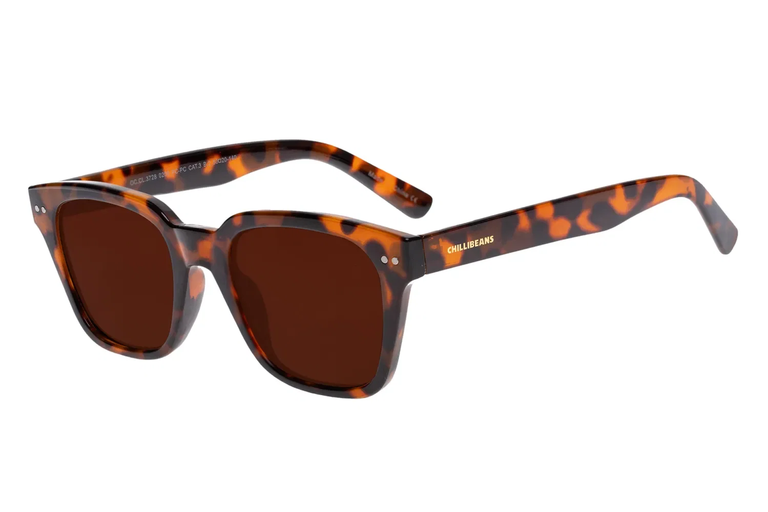 Óculos de Sol Feminino Quadrado Chilli Beans Tartaruga