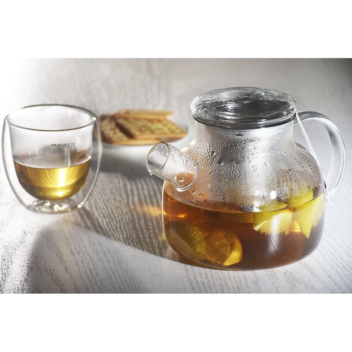 Bule de Vidro com Infusor 1 Litro Bugatti