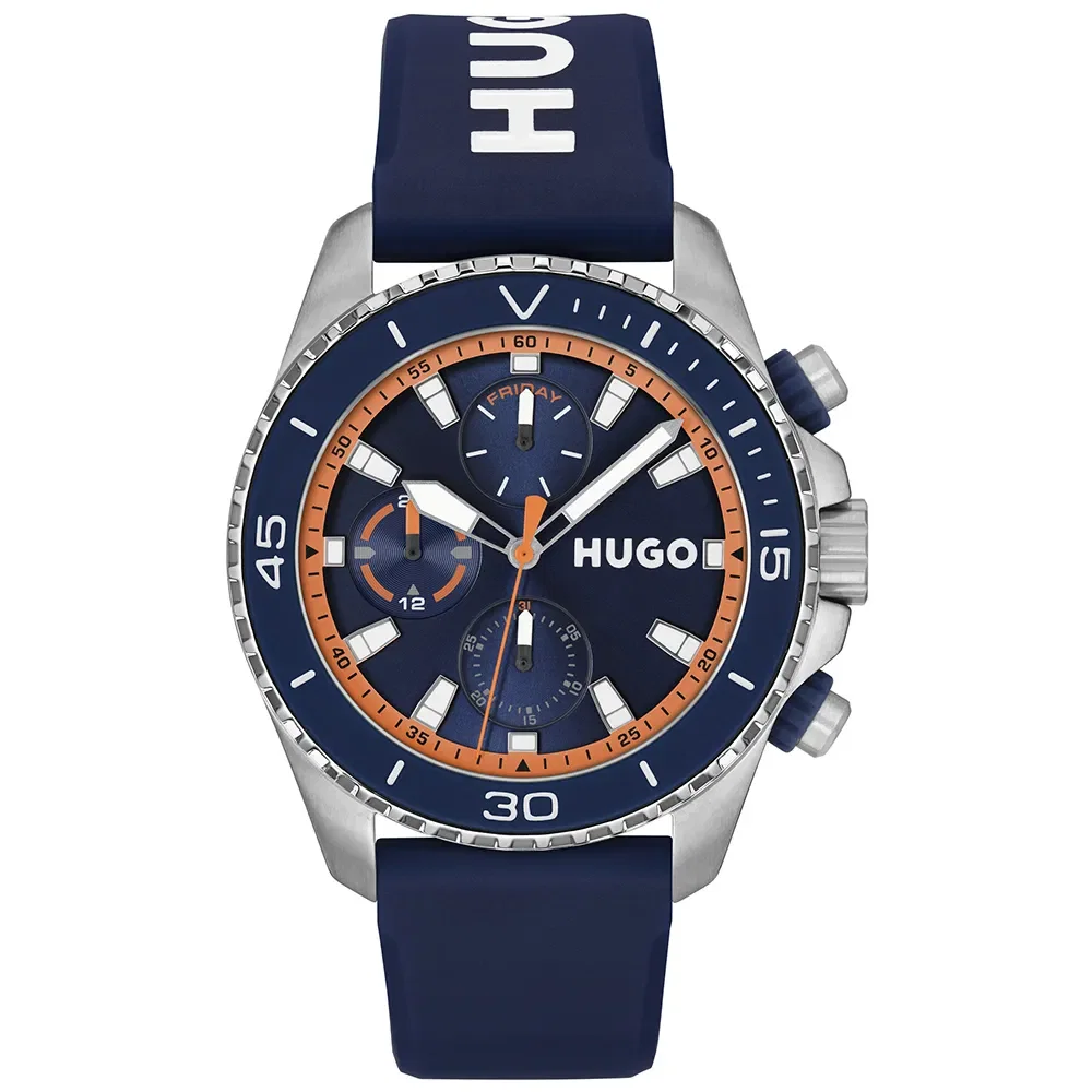 Relógio Hugo Boss Masculino em Borracha Azul 1530428 — imagem 1