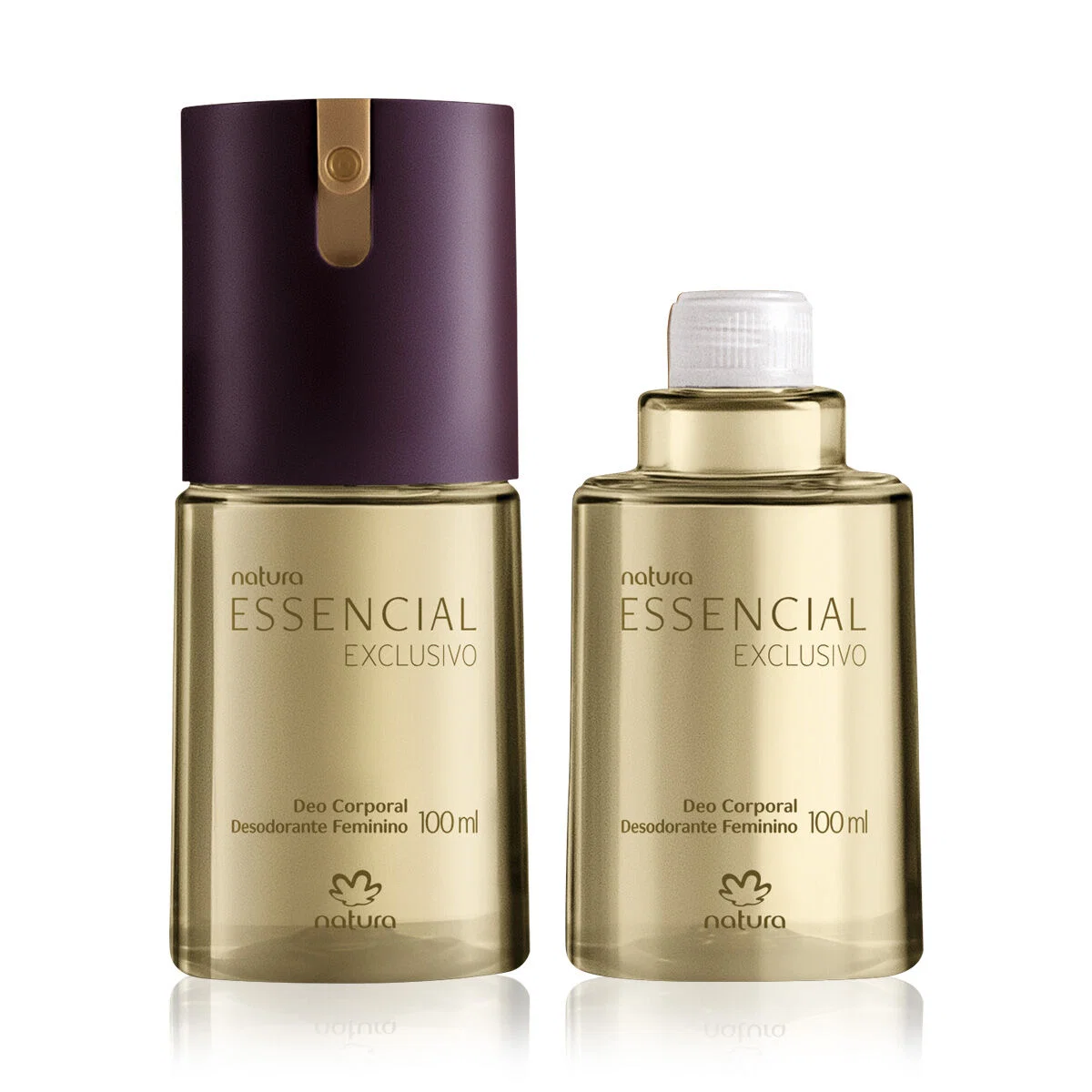 Desodorante Corporal Natura Essencial Exclusivo Feminino com Refil 100 ml (2 unidades)