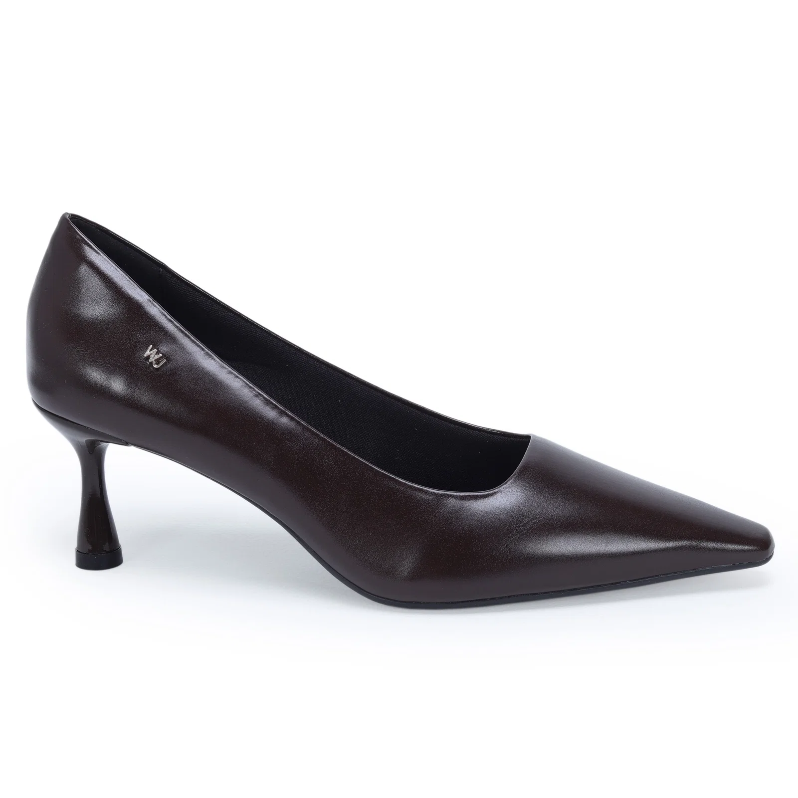Scarpin Recorte Reto Bico Fino 7,5cm