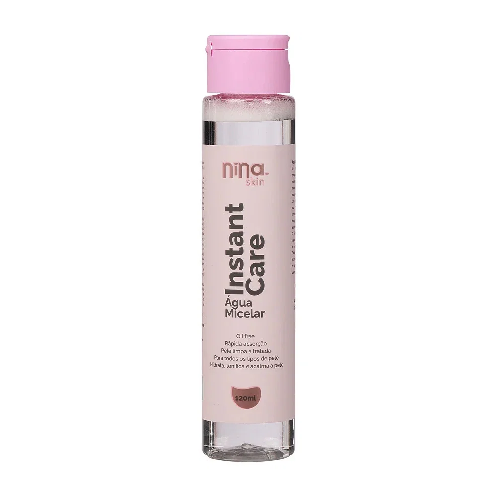Água Micelar Nina Makeup Instant Care 120ml