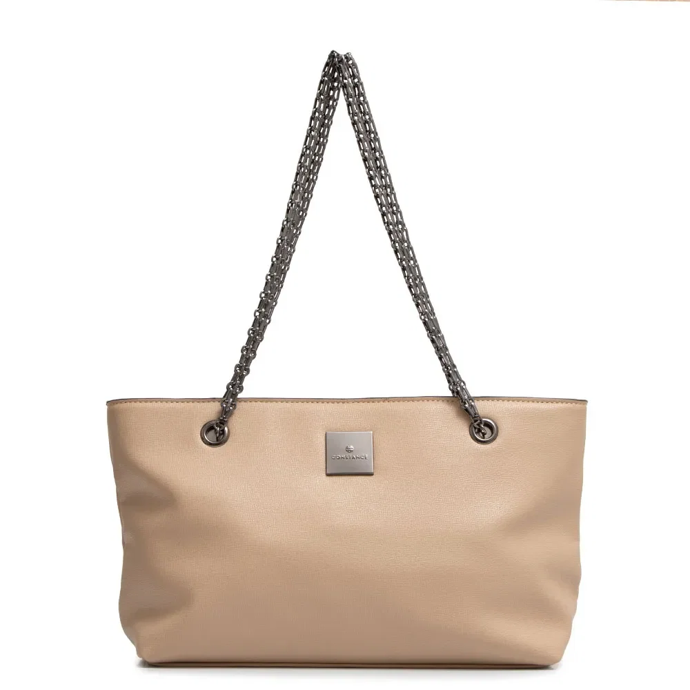 Bolsa Tote Corrente Cinza