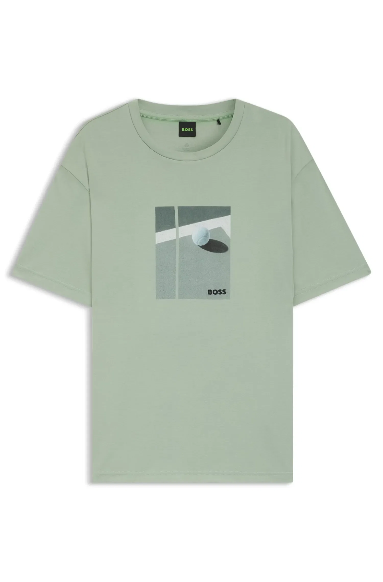 Camiseta De Algodão Pima Com Arte De Tênis — imagem 1
