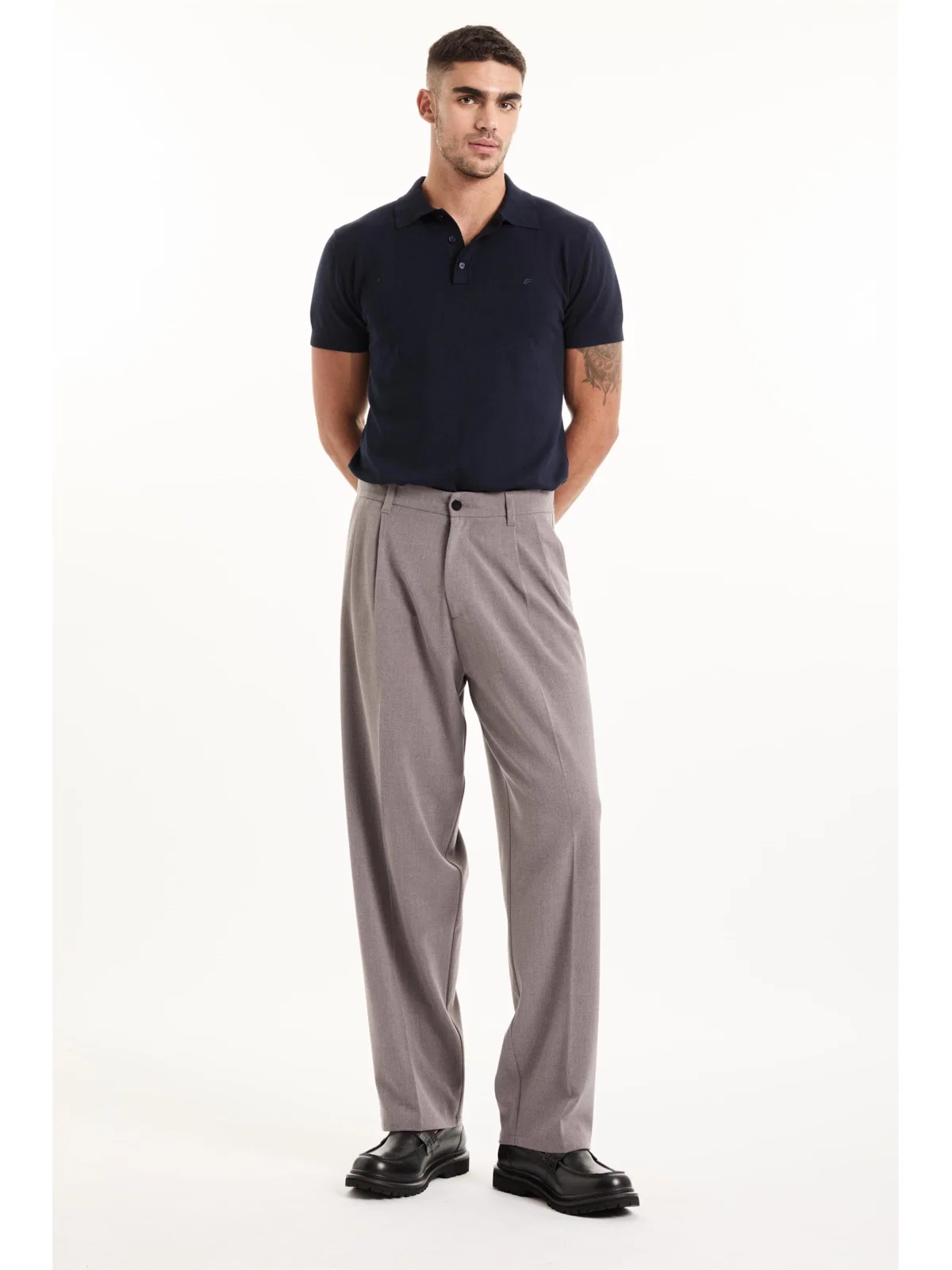 Polo Tricot Tecno Sweater Dark Navy — imagem 1