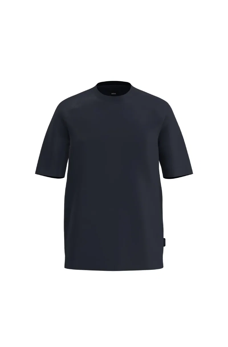 Camiseta Regular Fit Em Tecido Mercerizado Elástico