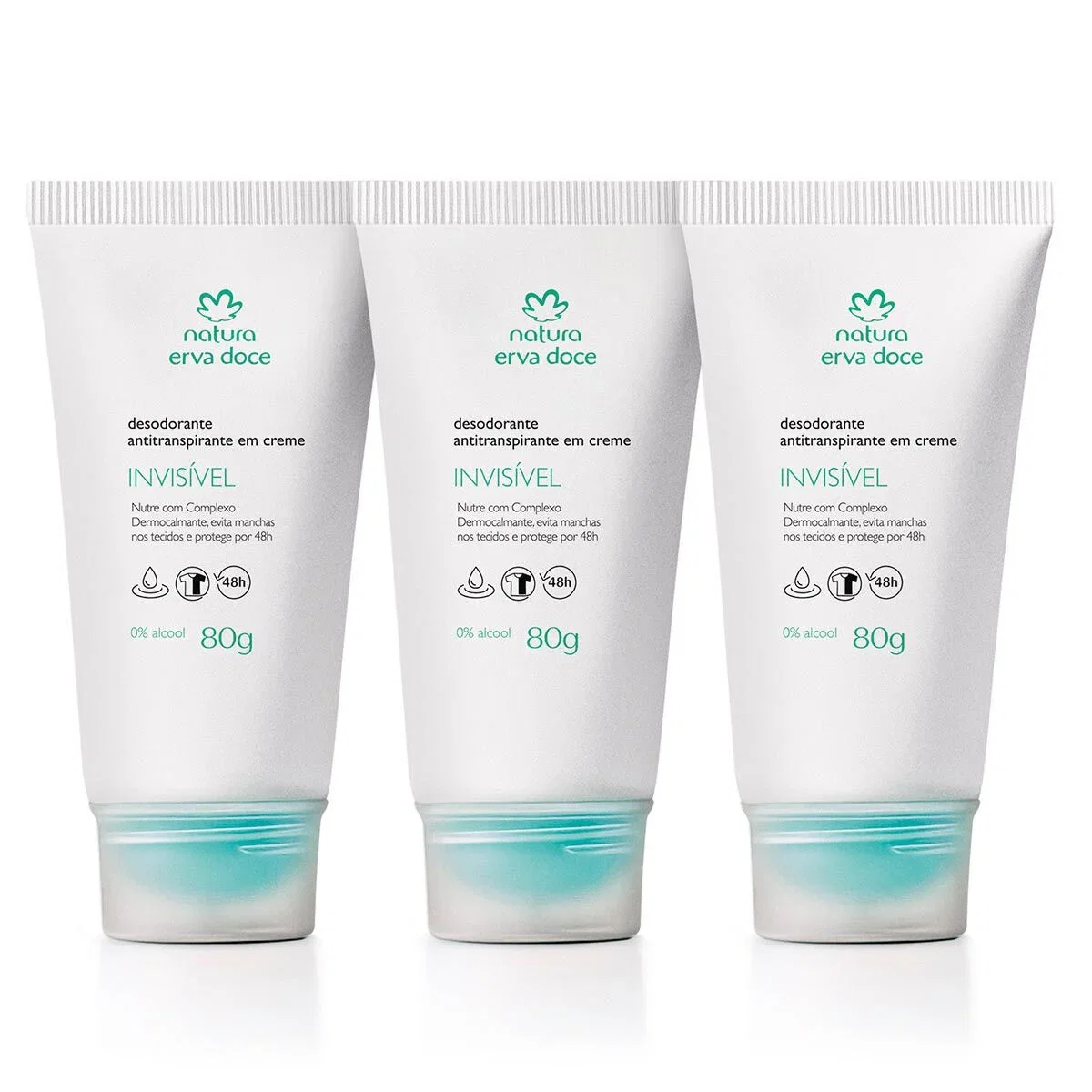Combo Desodorante Antitranspirante em Creme Erva Doce