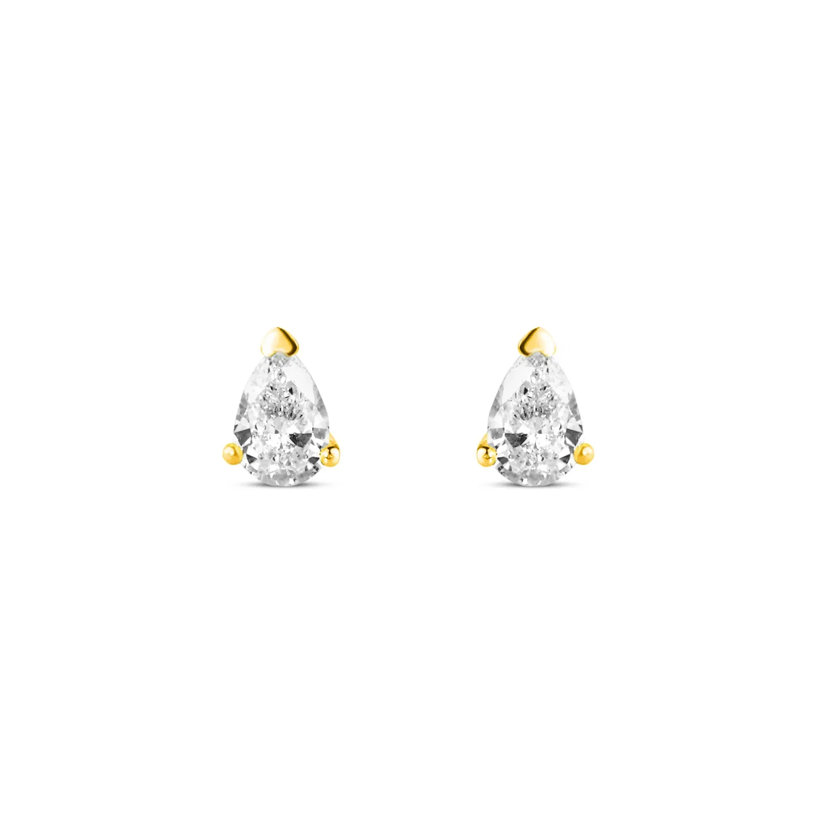 Brinco Solitário Gota Cielo em Ouro Amarelo 18k com Diamante de Laboratório 0,4 ct — imagem 1
