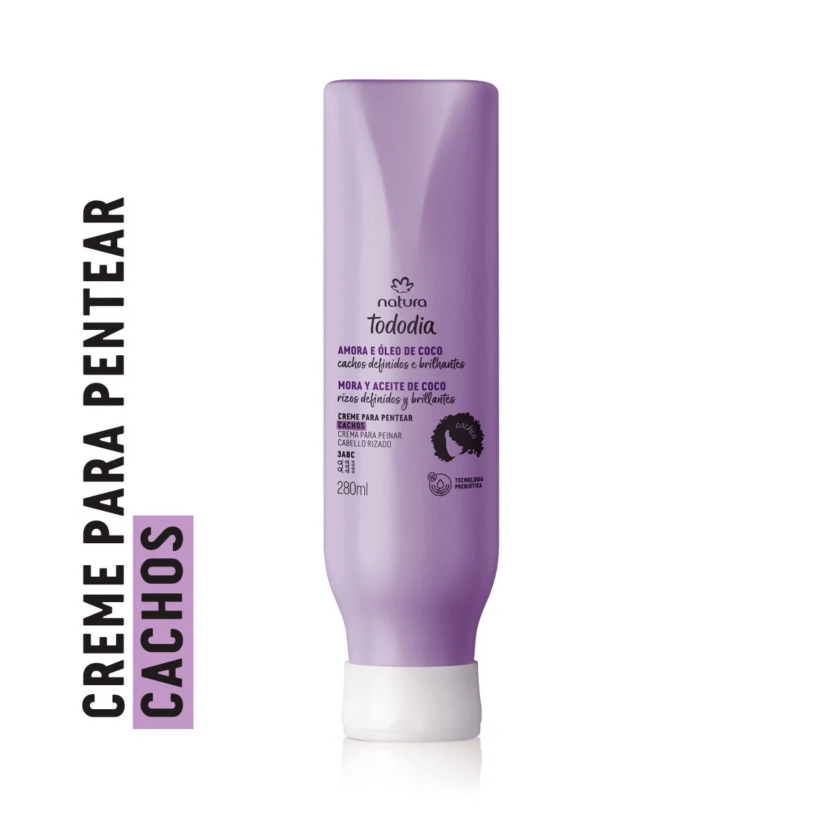 Creme para Pentear Cachos Tododia Amora e Óleo de Coco 280 ml — imagem 1