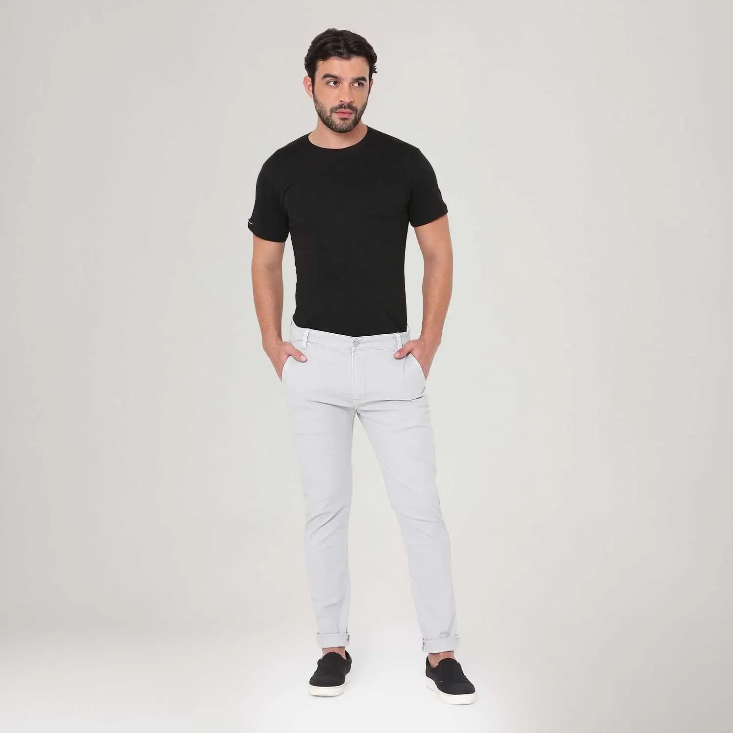 Calça Levi's® Chino Slim Cinza Claro — imagem 1